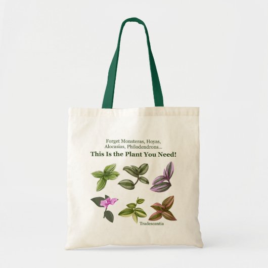 Tradescantia Dit is het plant dat u nodig heeft ca Tote Bag (Voorkant)