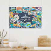 Tradewind 25th Anniversary Horizontale Poster (Keuken)