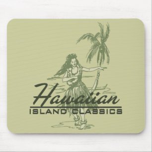 Tradewinds Hawaiian Island Hula Girl Bright Muismat