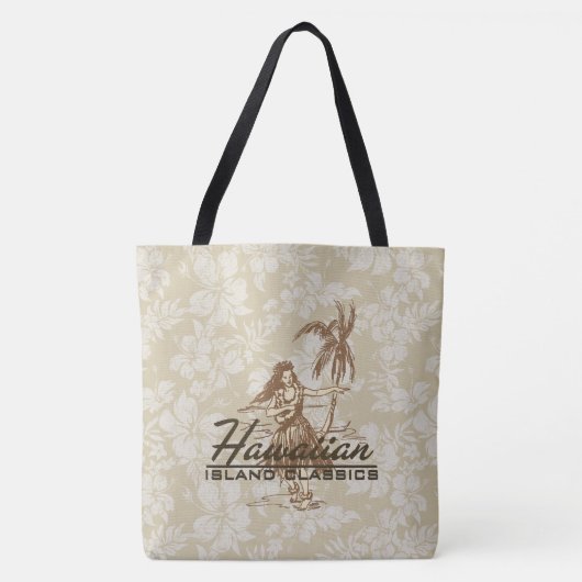 Tradewinds Hawaiian Island Hula Hibiscus Beach Sac (Devant)