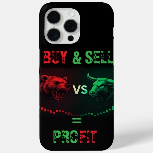 Trading Edge : Slim Trader iPhone 15 pro max Coque (Verso)