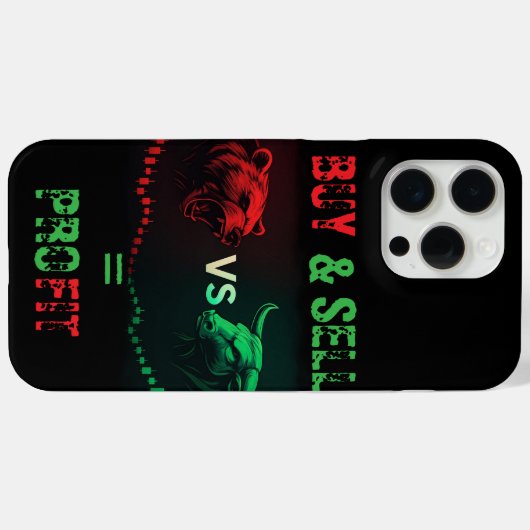 Trading Edge: Slim Trader iPhone 15 Pro max Hoesje (Achterkant (horizontaal))