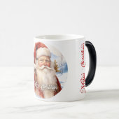 Traditie Klassiek Sinterklaas Illustratie Script Magische Mok (Voorkant rechts)