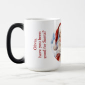 Traditie Klassiek Sinterklaas Illustratie Script Magische Mok (Links)