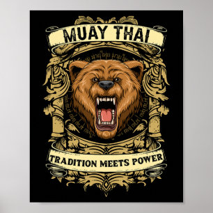 Traditie ontmoet kracht - Kickboksen en Muay Thai Poster