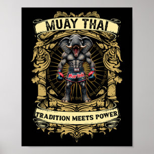 Traditie ontmoet kracht - Kickboksen en Muay Thai Poster
