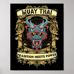 Traditie ontmoet kracht - Kickboksen en Muay Thai Poster