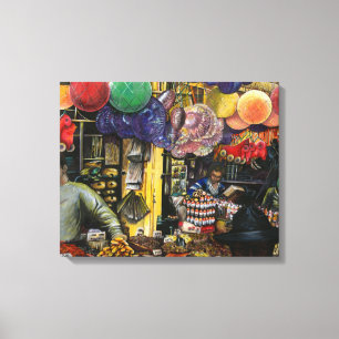 Tradities van de oude handel, Jeruzalem Canvas Afdruk