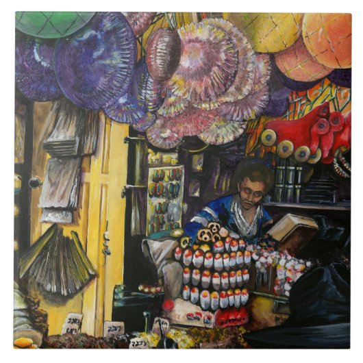 Tradities van de oude handel, Jeruzalem Tegeltje (Voorkant)