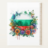 Tradition du drapeau bulgare Folklore Femme Roses (Dos)