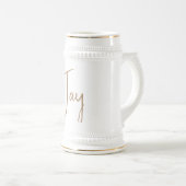 traditional ceramic beer stein bierpul (Voorkant rechts)