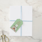 Traditional Christmas Gift Label Cadeaulabel (Met Touw)