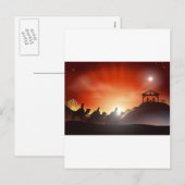 Traditional Christmas Nativity Scene Feestdagenkaart (Voorkant / Achterkant)