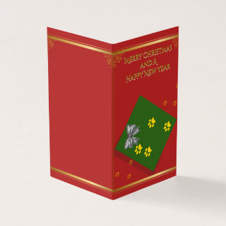 Traditional Christmas Wishes-Folded Card Kaart