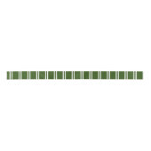 Traditional Dark Green and White Striped Patter Lint (Voorkant)