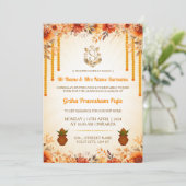 Traditional Indian Griha Pravesham Invitation (Debout devant)