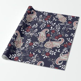traditional Indian paisley pattern Cadeaupapier