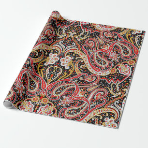 Traditional indian paisley pattern cadeaupapier