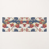 Traditional Japanese Kimono Pattern Yogamat (Achterkant (horizontaal))