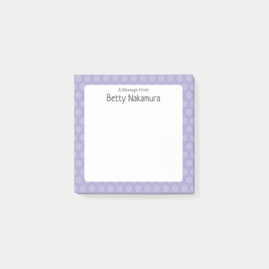 Traditional Japanese Lattice Pattern Post-it® Notes (Voorkant)