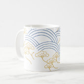 Traditional Japanese Wave Pine Mug (Devant gauche)