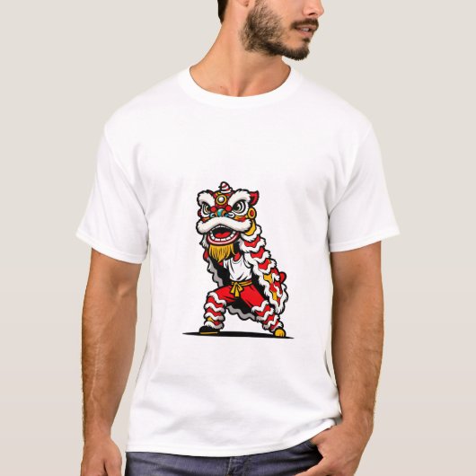 Traditional Lion Dance T-Shirt (Devant)