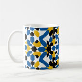 Traditional Moroccan Zellige Geometric Pattern  Koffiemok (Links)