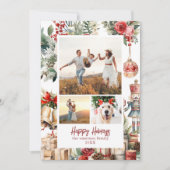 Traditional Nutcracker Christmas Photo Card Feestdagenkaart (Voorkant)