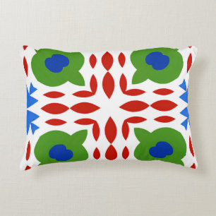 Traditional ornate mexican talavera Hand drawn Accent Kussen