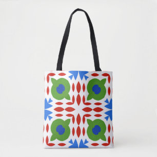 Traditional ornate mexican talavera Hand drawn Draagtas