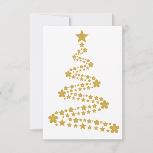 Traditional Rustic Seasonal Gift Kaart (Achterkant)