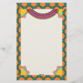 Traditional Stylish  Paper Briefpapier (Achterkant)