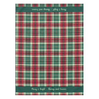 Traditional Tartan Christmas Tablecloth Tafelkleed