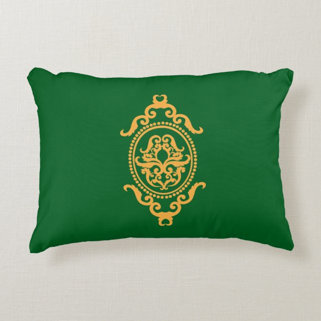 Traditional Tattoo Art Inspired Design Accent Kussen (Voorkant)