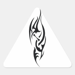 Traditional Tattoo Art Inspired Design Driehoek Sticker