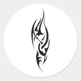Traditional Tattoo Art Inspired Design Ronde Sticker