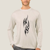 Traditional Tattoo Art Inspired Design Tri-Blend Shirt (Voorkant volledig)