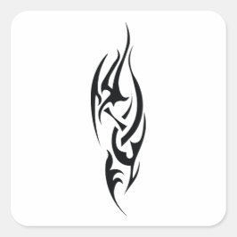 Traditional Tattoo Art Inspired Design Vierkante Sticker