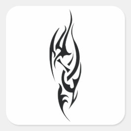 Traditional Tattoo Art Inspired Design Vierkante Sticker