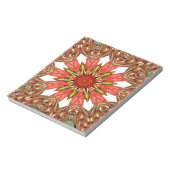 Traditioneel Afrikaans-Aziatische patroon Notitieblok (Gedraaid)