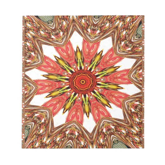 Traditioneel Afrikaans-Aziatische patroon Notitieblok (Voorkant)