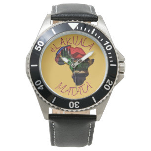 Traditioneel Afrikaans product aanpassen Horloge