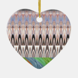 Traditioneel Afrikaanse Aziatische patroon Keramisch Ornament