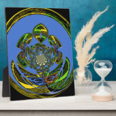 Traditioneel alleen blauw fotoplaat (Zijkant)