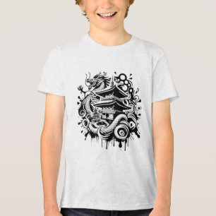 Traditioneel Aziatisch Dragon T-shirt