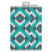 Traditioneel Azteeks patroon Heupfles (Achterkant)