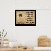 Traditioneel Chinees gezegde, pijnlijk Poster (Keuken)