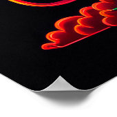 Traditioneel Chinees veelkleurig ontwerp Poster (Hoek)