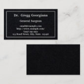 Traditioneel en gewoon algemeen chirurg Visitekaar Visitekaartje (Voorkant / Achterkant)