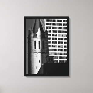 Traditioneel en modern canvas afdruk